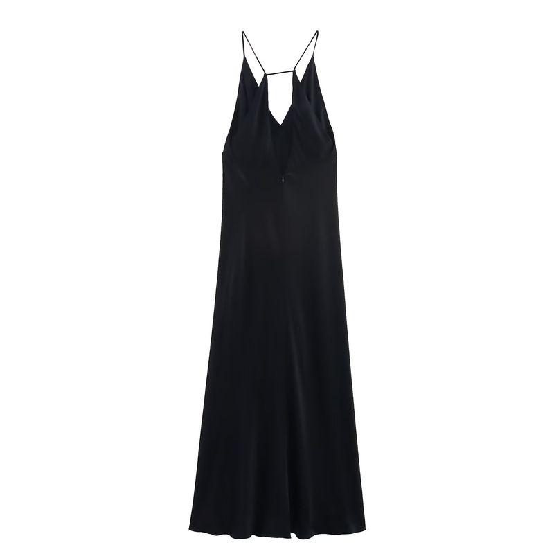 Kaslead New Women clothes Western Style Fashion Simple Underwear Length Dress 3270712