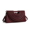 European And American Style Woven Fashion All-Match Retro Women Handbag Ladies Solid Color Portable Shoulder Messenger Bags