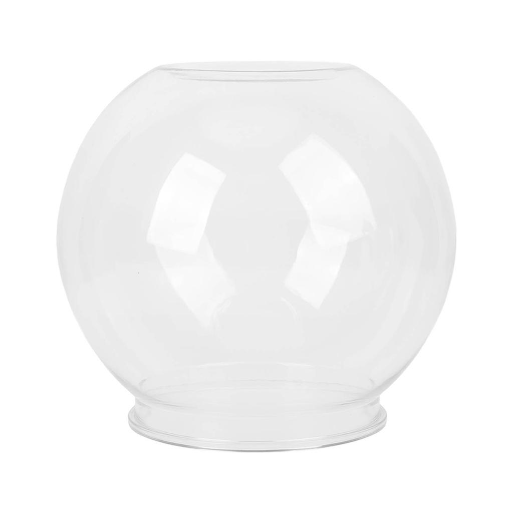 Heavy Duty Plastic Round Fish Bowl Break Proof Multipurpose Small Round Fish for Desk Bookcase Decorations