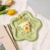 Food Grade Silicone Squeeze Toy Keyring Slow Rebound Fidget Toy Squishy Toy Keychain  Desktop Decor
