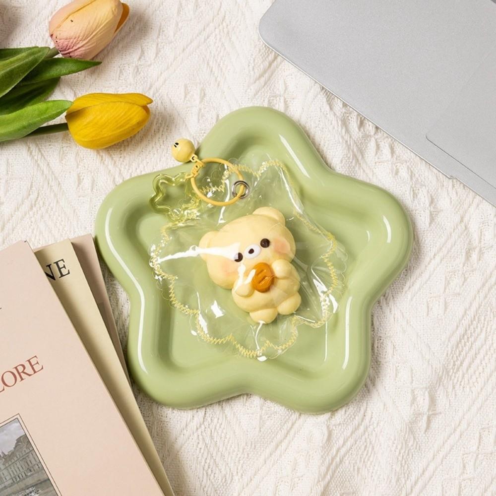 Food Grade Silicone Squeeze Toy Keyring Slow Rebound Fidget Toy Squishy Toy Keychain Desktop Decor