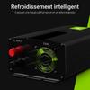 Convertisseur de Tension - Green Cell - 1000W/2000W - Sinus Modifié - DC 12V à AC 230V - Universel
