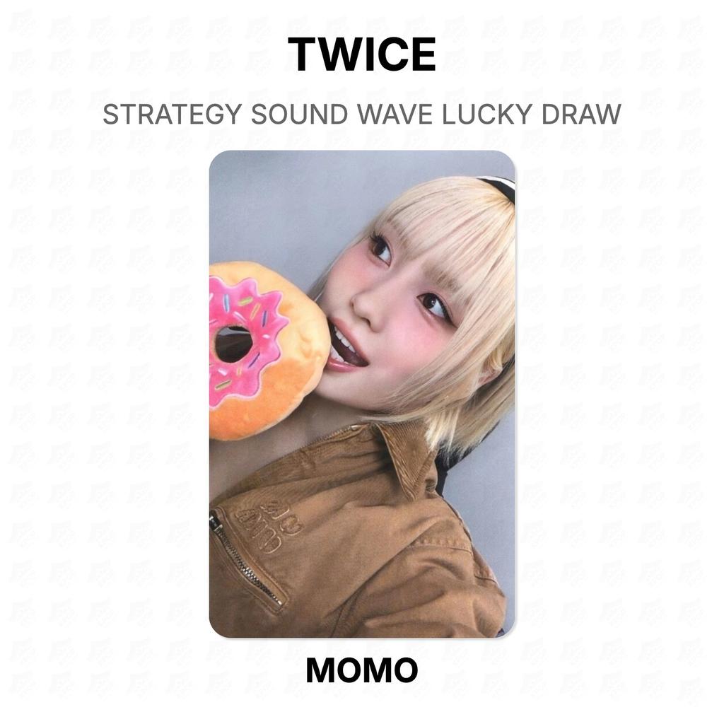 Twice STRATEGY ONDA SONORA SORTEIO OFICIAL Fotocarteira Oficial