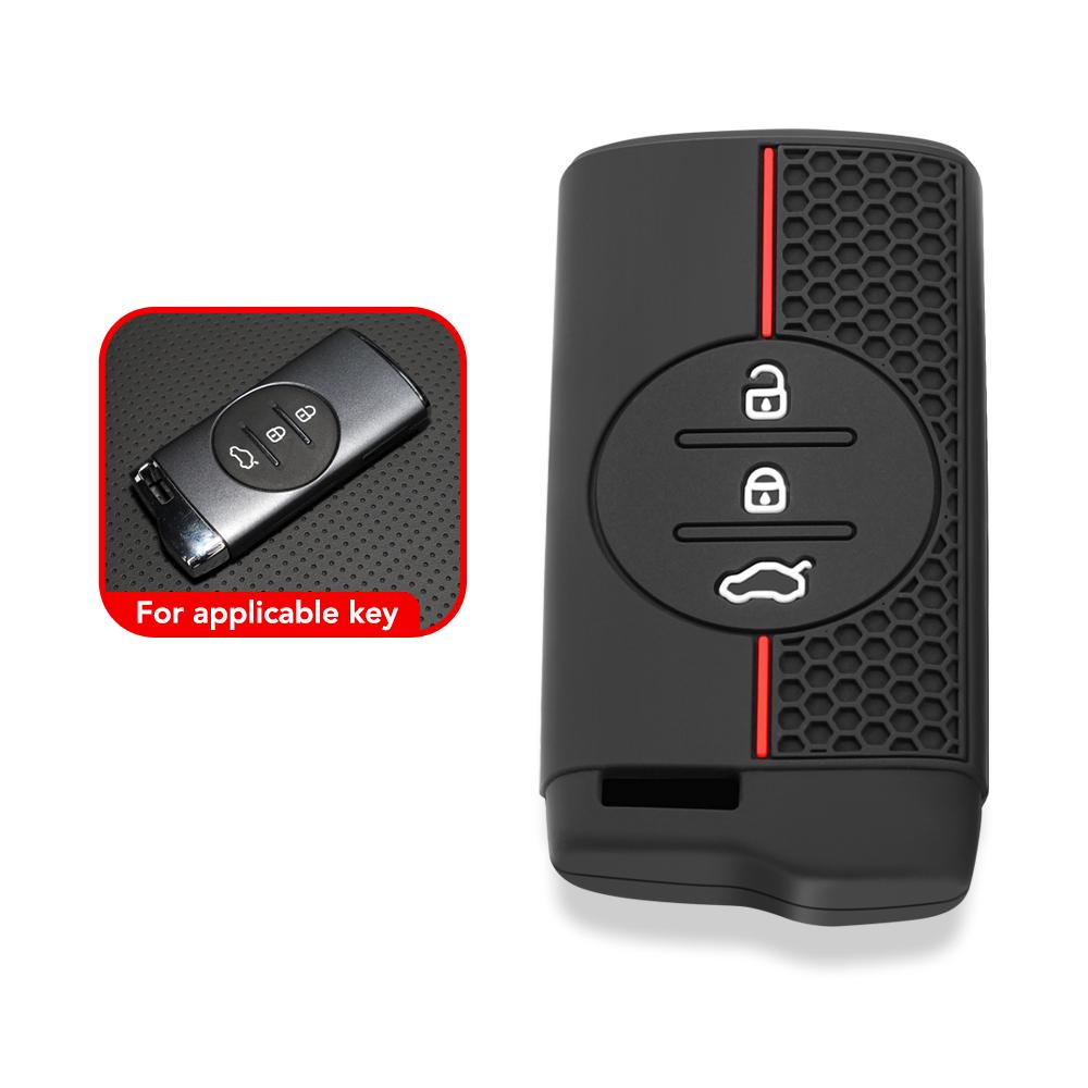 3/4 Button Soft Silicone Key Fob Case For Chery Tiggo 5X Sport Exeed Tiggo 8 Pro 3X 5X 7 Pro Holder Key Case Cover Accessories