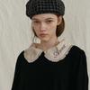 Poesiedame DOME BERET_tweed Black