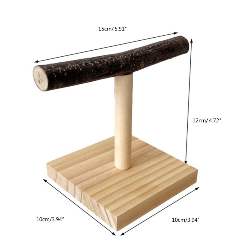 Parrots Stand Scratchers Perch Stands Bird Stands Wood Stick Stand Branch Stand Multifunctional Standing