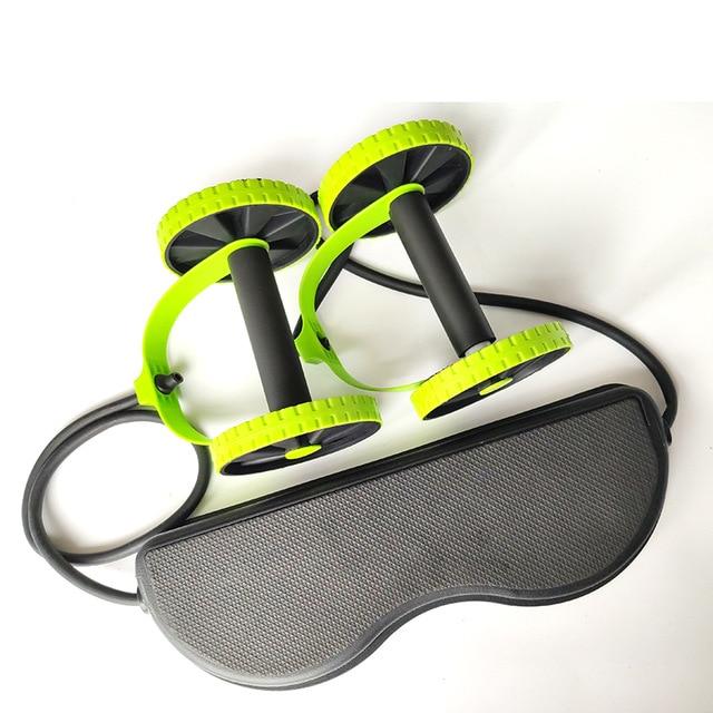 

Роликовый тренажер для брюшного пресса, упражнения для рук, талии и ног, многофункциональное оборудование для фитнеса, ролик для упражнений на колесике пресса зелёный