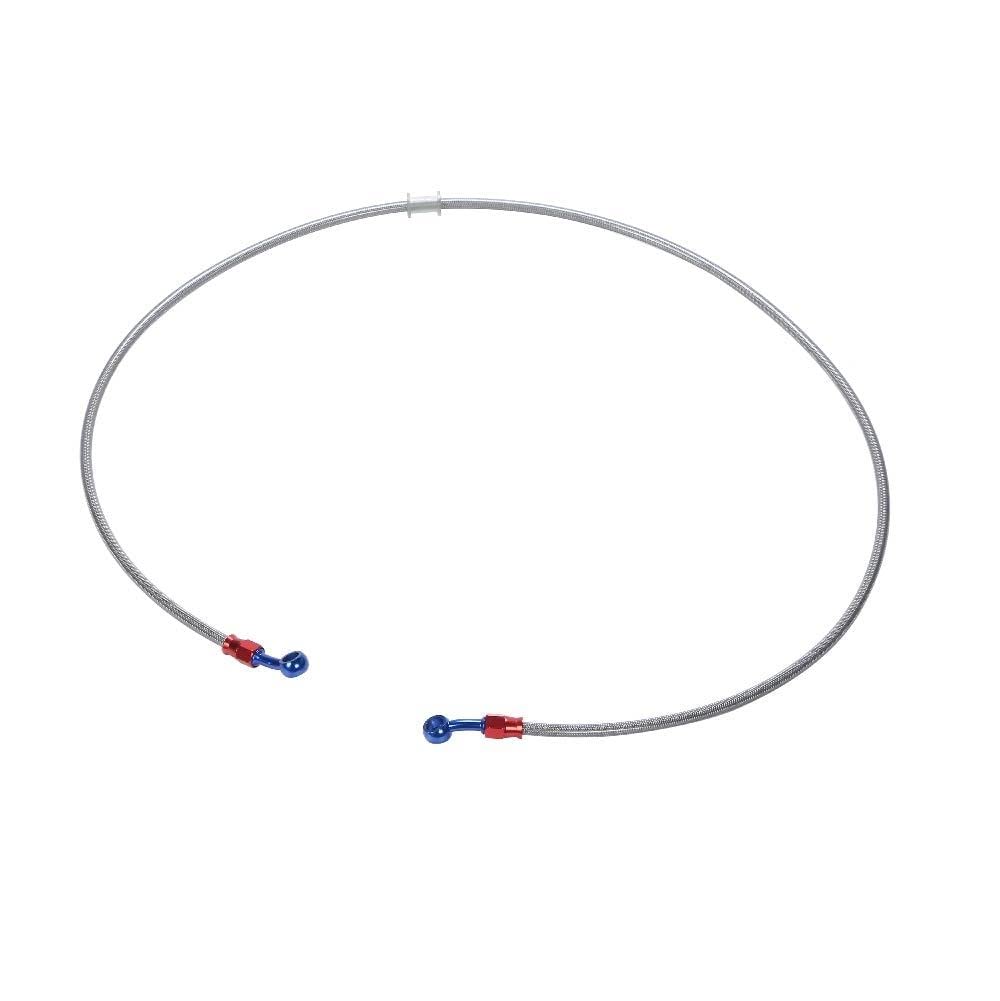 Life Design Johnson.5 Motorcycle Brake Hose, Prevents Twisting, Freely Banjo Type, Mesh Hose, 23.6,