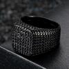 European and American Style Domineering Dot Shaped Mens Ring Titanium Steel Retro Trend Fashion