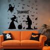 Halloween Window Clings Haunted House Ghost Pumpkin Window Stickers Decals Festive Decorations for Home Party