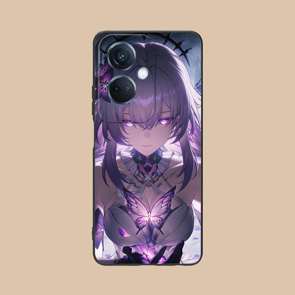 HSR Castorice Matte TPU Mobile Phone Case for OPPO Find X9 X8 X7 X6 X5 X3 X2 Plus S Pro Ultra Lite Colorful Printing Cover
