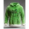 2025 European & American Green Grinch 3D Print Casual Hoodie Sweatshirt
