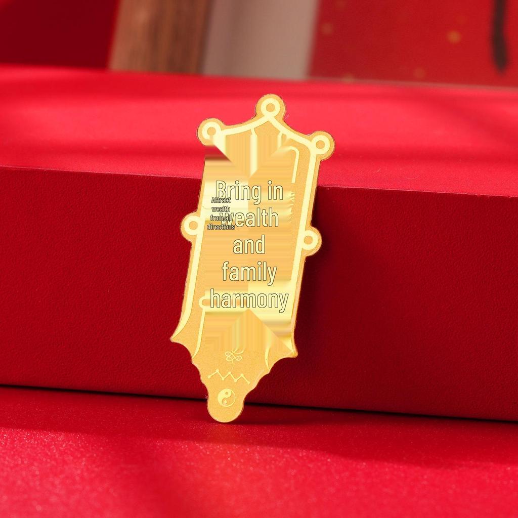 999 Pure Gold New Year Phone Sticker - Attract Wealth & Joy, Perfect Gift for Children or Girlfriend