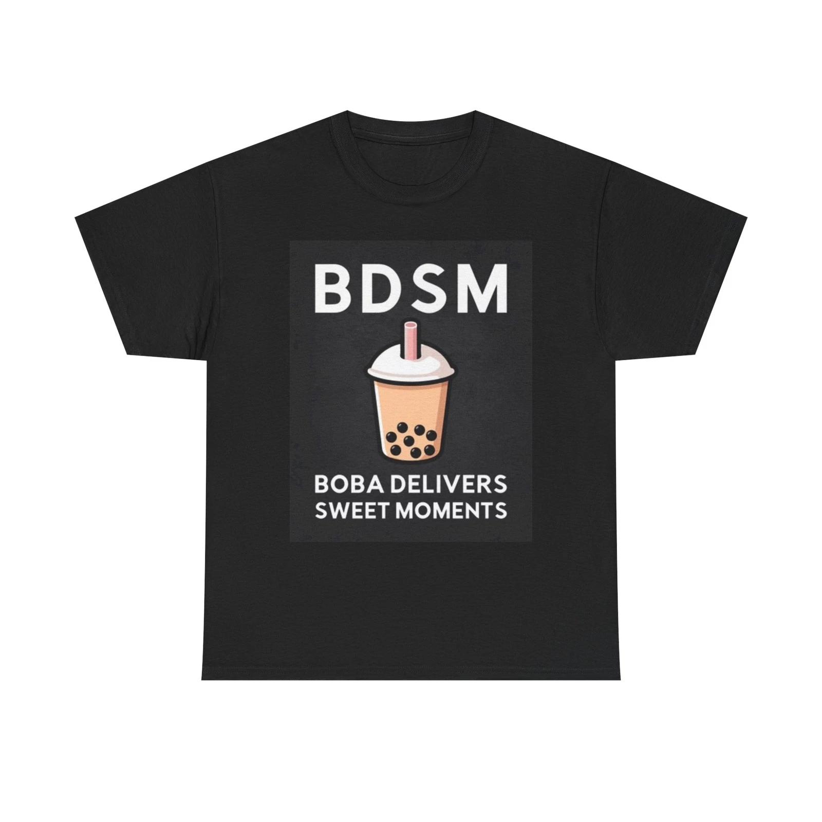 Men s and Women s T-shirts Boba Tea S