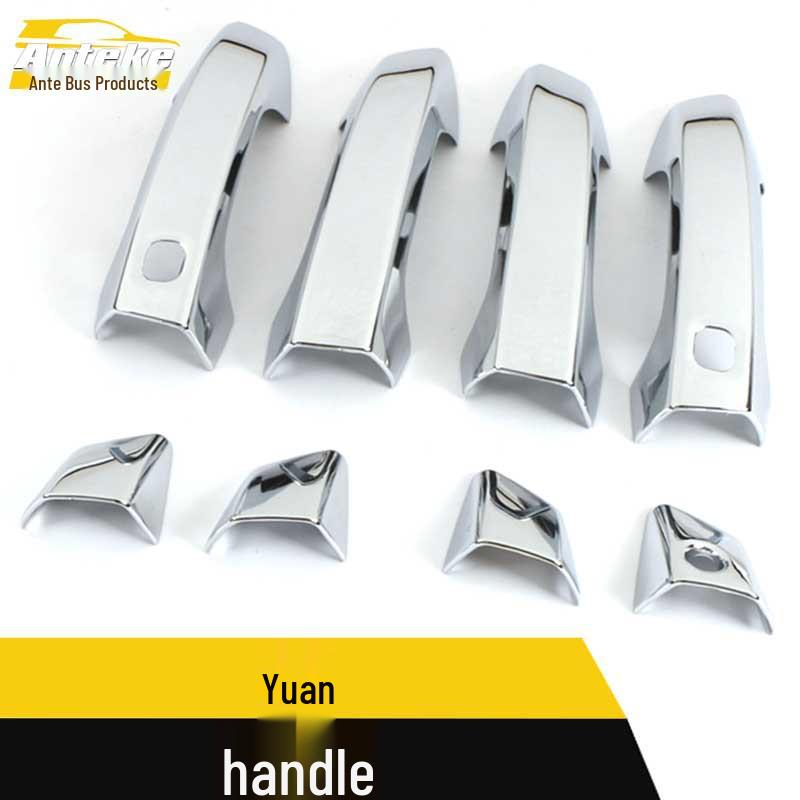 Yuan Handtag Ljusrand Dörrhandtag Armstöd Dekorativ Klistermärke för Bilar