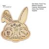 Easter Decoration Tray Bunny Treat Rabbit Shape Wooden Serving Fruits Holiday Snack Candies Desserts Appetizer Snacks Food Charcuterie Board Reusable