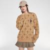 New MLB Sweatshirt Unisex Light Camel 3AMTM0134-43CAL
