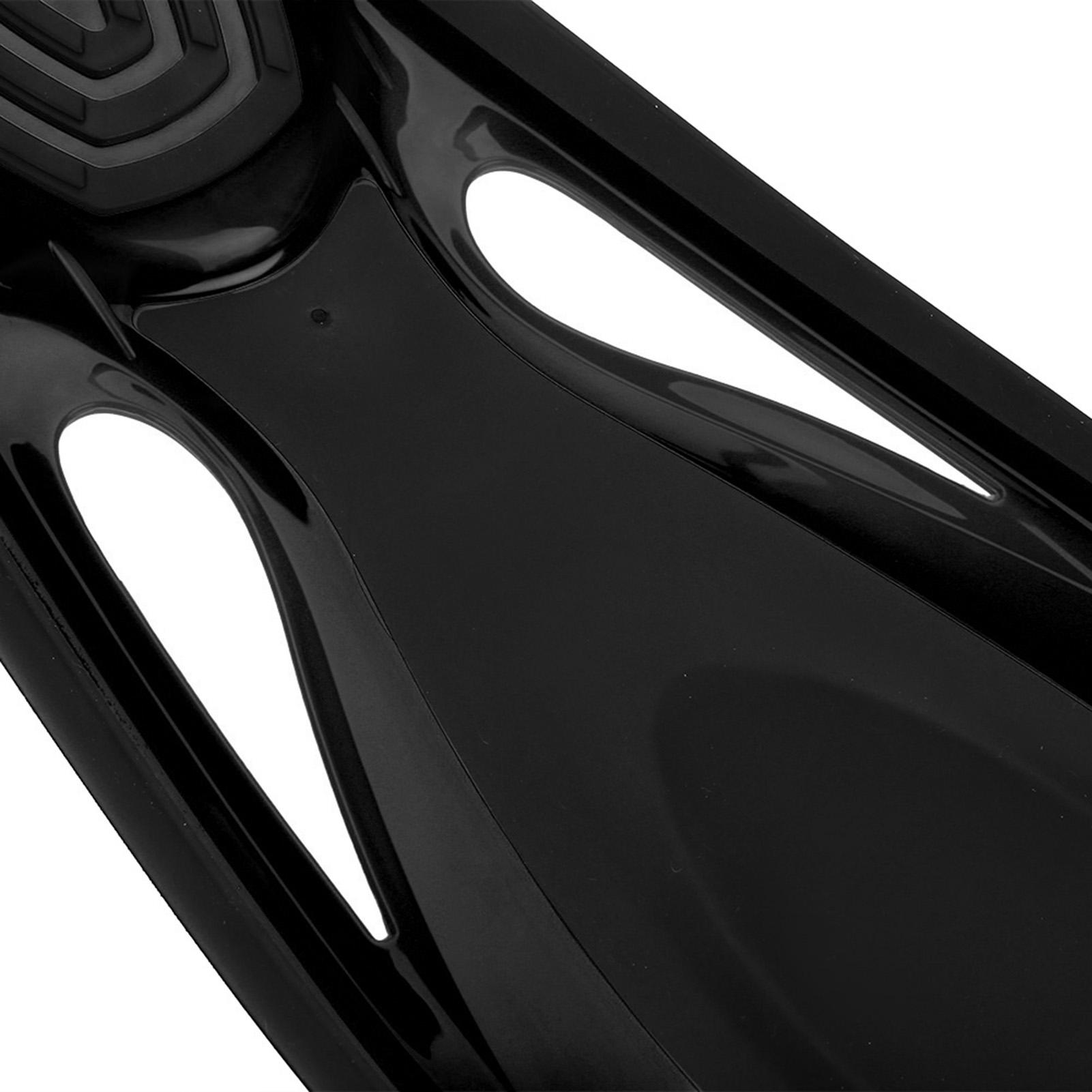 WHALE 1 Pair Adults Water Sports Snorkeling Diving Rubber Swimming Foot Fins Black (M)
