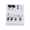2 Channel Sound Mixer DJ Controller with Multiple Inputs   Power MP3   Output Independent Control Knobs Metal   for Recording Stage Perfor
