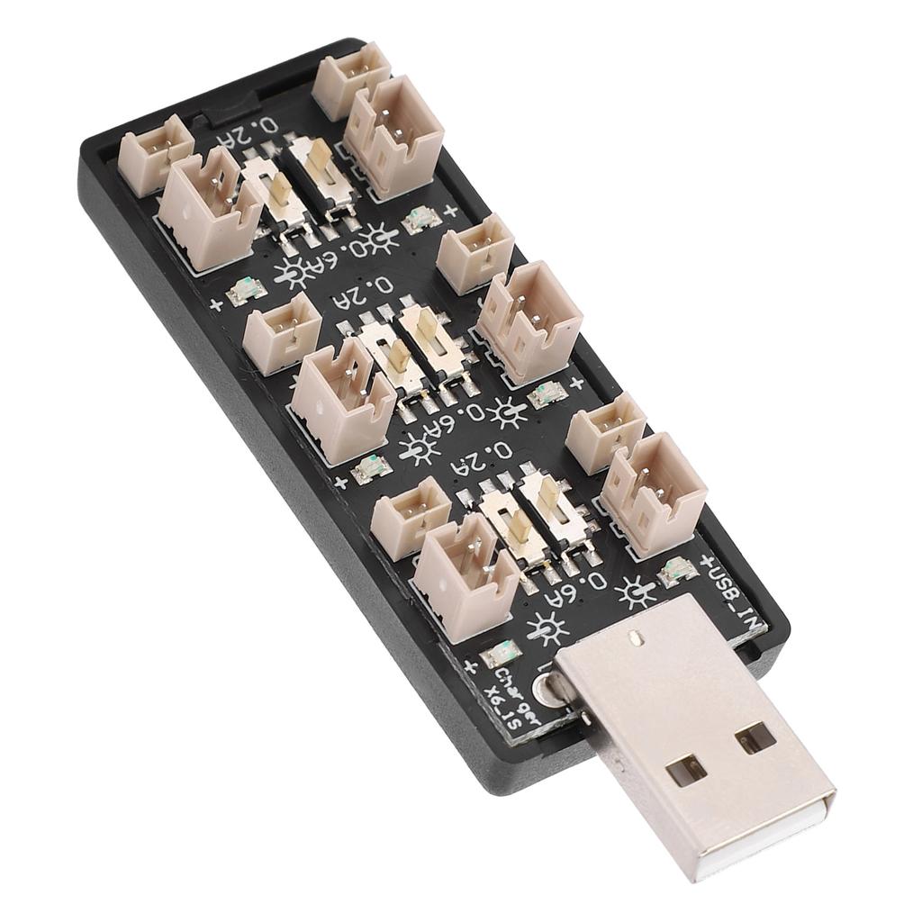 Lithium Battery Charging Board 6‑Channel USB to 3.7V High Voltage Components 4.20V