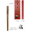 Cute Panda Chopsticks,Reusable Wooden Chopsticks Set with Ceramic Chopsticks Holder and Red Gift Case for Wedding,Anniversary,Birthday Presents 2