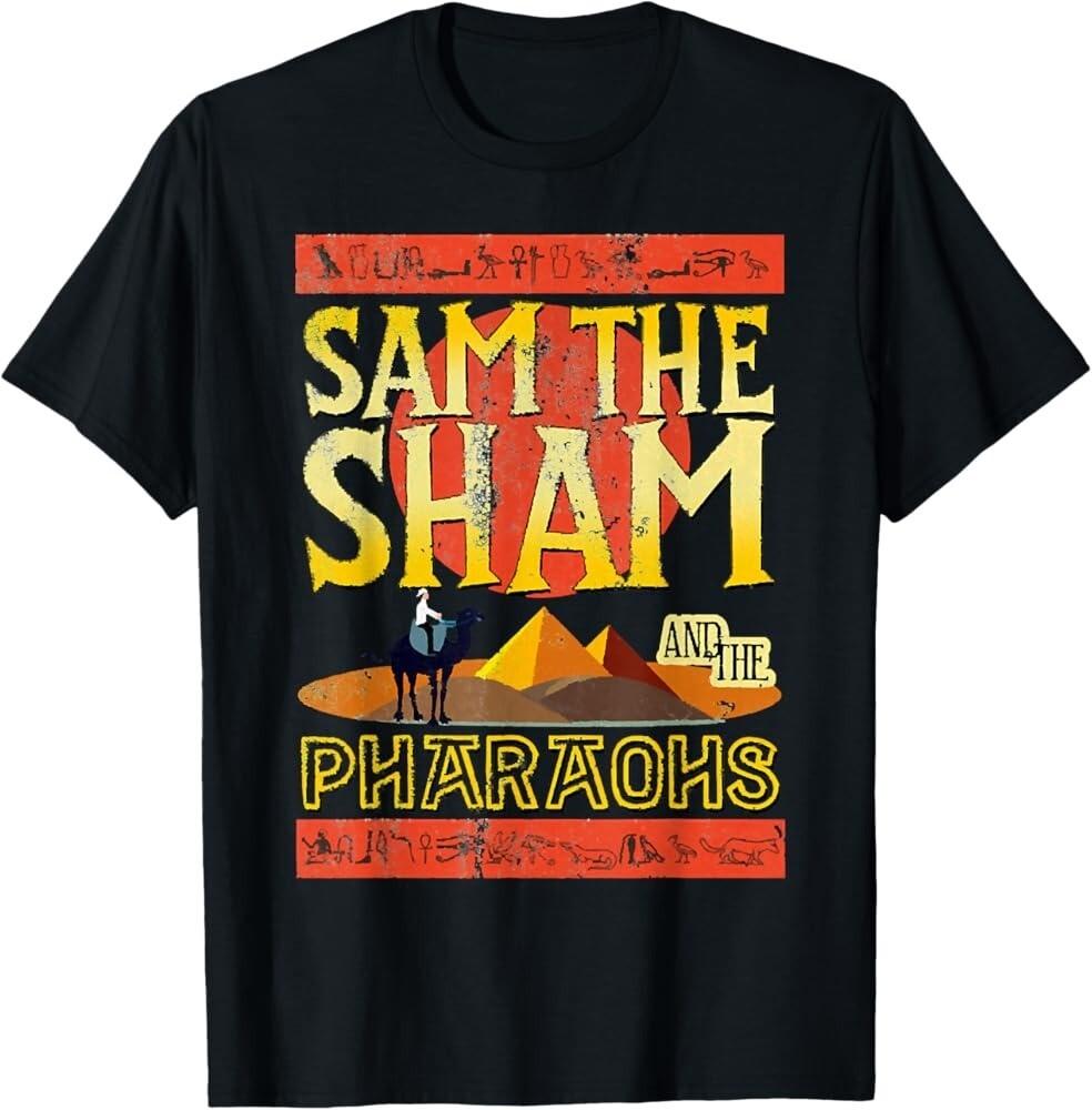 Sam The Sham And The Pharaohs Black Short Sleeve Shirt Unisex T-Shirt XXL