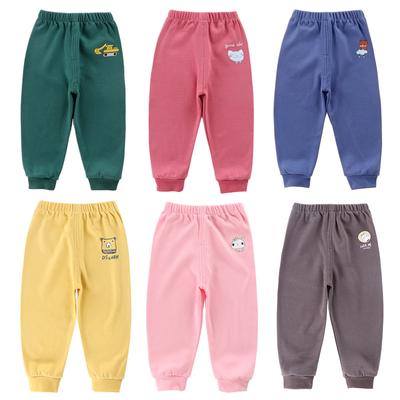 Dětské letní kreslené kalhoty pro volný čas Baby Unisex Jogger Kalhoty Chlapci Dívčí kalhoty