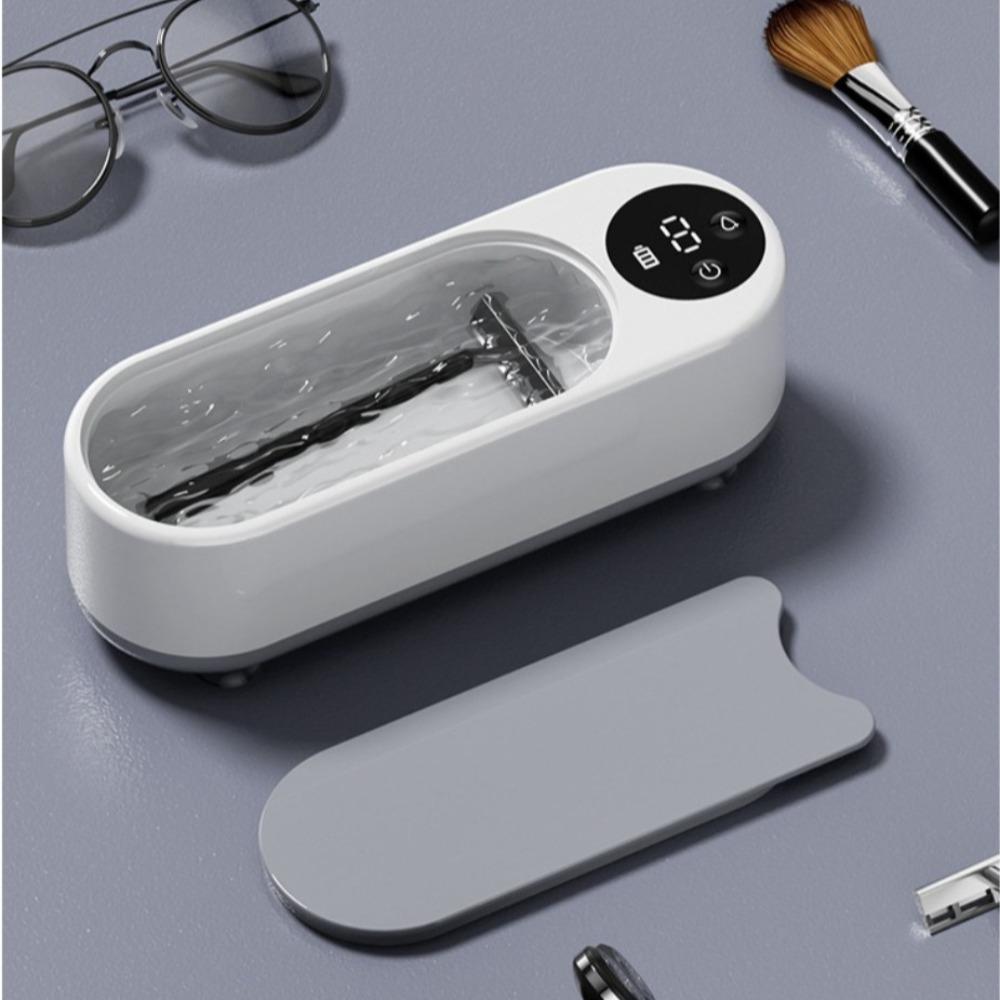 1pc High-Frequency Ultrasonic Glasses Cleaner Machine - Wireless Control, Multi-Purpose Cleaning for Eyewear and Accessories
