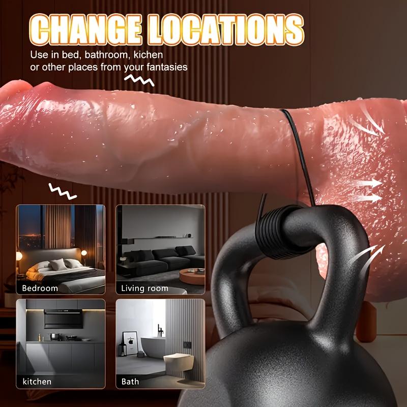 Ultra-Realistic Small Head Dildo Vibrator,4-in-1,10 Modes,Remote Control,Heating,Rechargeable,Skin-Friendly Liquid Silicone For Women Sex Toys Dildos