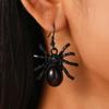 Gothic Vampire Bat Earrings For Women Vintage Red  Water Drop Pendant Earring Halloween Pagan Witch Ear Jewelry Gift