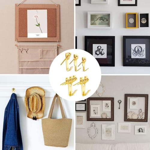 175-Piece Wall Hook Set for Picture Frames, Hanging Hardware for Drywall, Sawtooth Hanging, Screws Included, Storage Case Included, Multifunctional fo