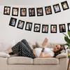 KALIONE 20pcs Paper Photo Frames, 4x6 Inch Photo Strip Frame Hanging Photos Display Banner, Picture String with Clips, Photos Holder for Wall,