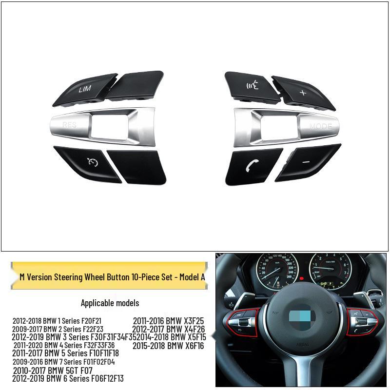 BMW Seria 3, 5, 7, X5, X6, F10 Butoane Multifuncționale de Control pe Volan