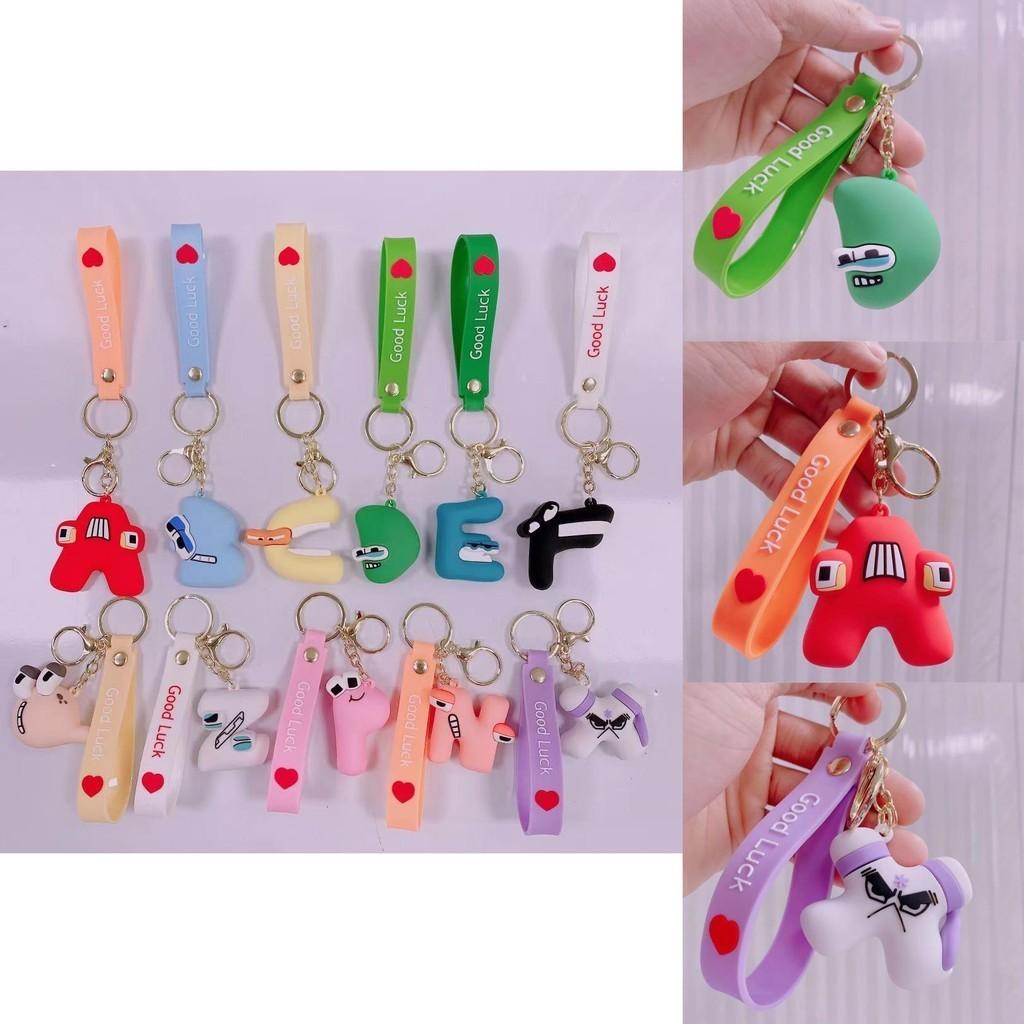 Alphabet Lore Colorful Keyring Figures Christmas Gift