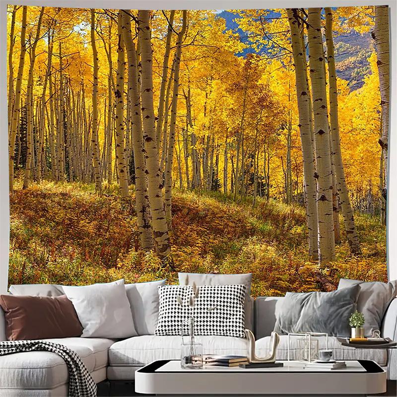 

Nature Forest Tapestry Woodland Wall Hanging Vintage Trees Landscape Home Decor Room Divider Backdrop Aesthetic Room Decor 74x94cm(29x37in)