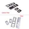 Car Glass Lift Button Decorative Frame Sticker ABS Carbon Fiber Silver For Hummer H2 2003-2007 Car Interior Accessories