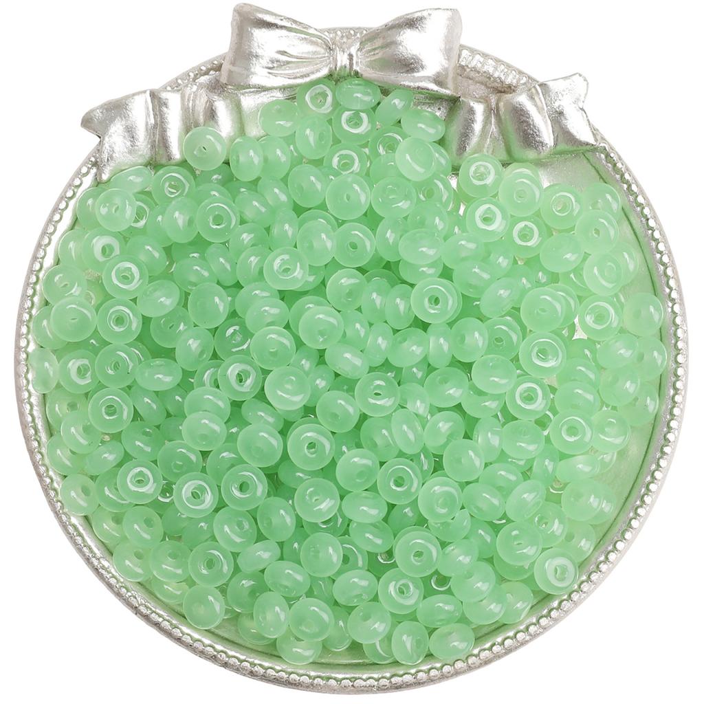 High quality wheel bead glass rice bead DIY jewelry accessories handmade beaded bracelet material