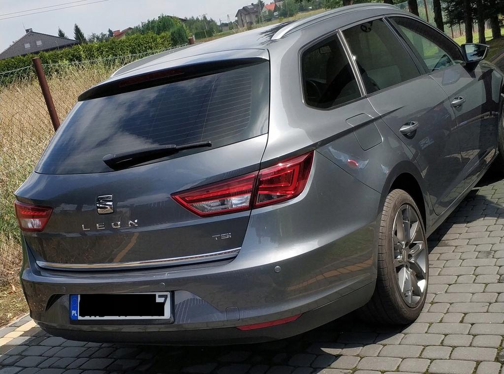 Chromowana Listwa Bagażnika Do Seat Leon Iii St Kombi 5F8 12-20 - Elegancki Detal Dla Twojego Samochodu