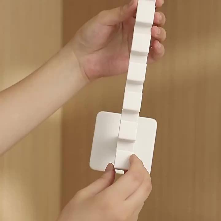 Space Saving Hat Storage Rack Hooks Baseball Cap Rack On The Door, Plastic Closet Storage Rack