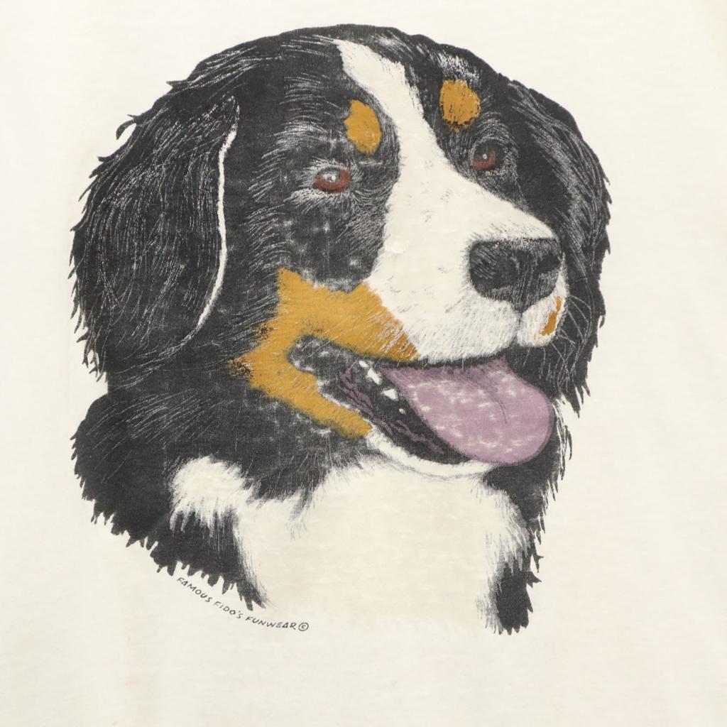 FRUIT OF THE LOOM BEST 90s Made in USA Old Rottweiler Short sleeve T-shirt Women Used