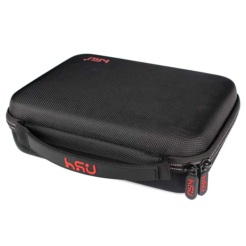 

HSU GoPro Жесткий Совместимый со всеми GoPro и другими экшн-камерами Пылезащитный и базовый чехол для переноски экшн-камер Чехол, Камеры, Водонепроницаемый, (Середина,