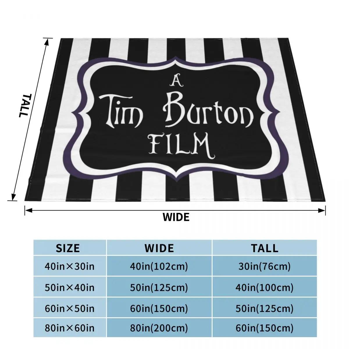A Tim Burton Film Throw Blanket Heavy Luxury Thicken Blankets 100cmx150cm
