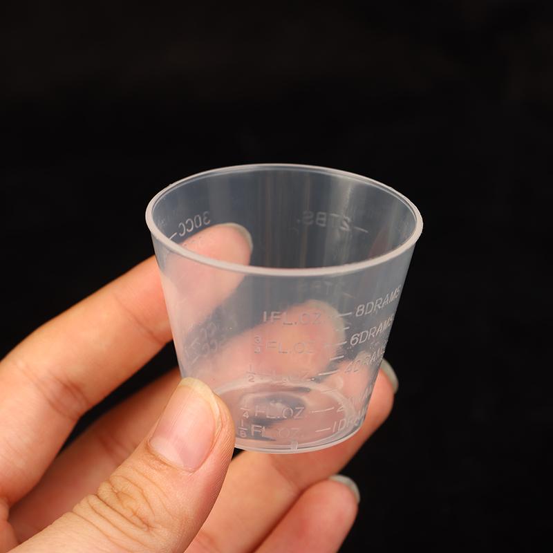 10Pcs Airbrush Painting Diy Art Craft Model Hobby Tool 1Oz/30Ml Graduated Plastic Mix Cups Universal Measuring Paint Tray