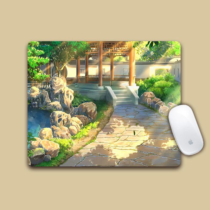 

Коврик для мыши с небольшим замком, красивый индивидуальный симпатичный двумерный анимационный браслет для ноутбука с киберспортивными играми 260*210*2mm