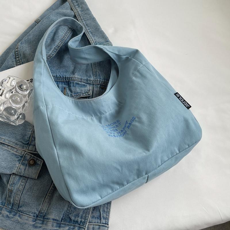 

Холщовая сумка-тоут в корейском стиле для женщин - Большая вместимость, Мода 2025