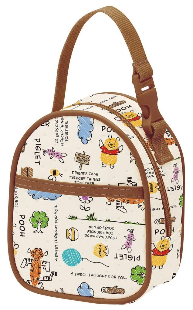 SKATER Nonwoven Travel Winnie the Pooh BMGP1 Pouch, Sketchbook,