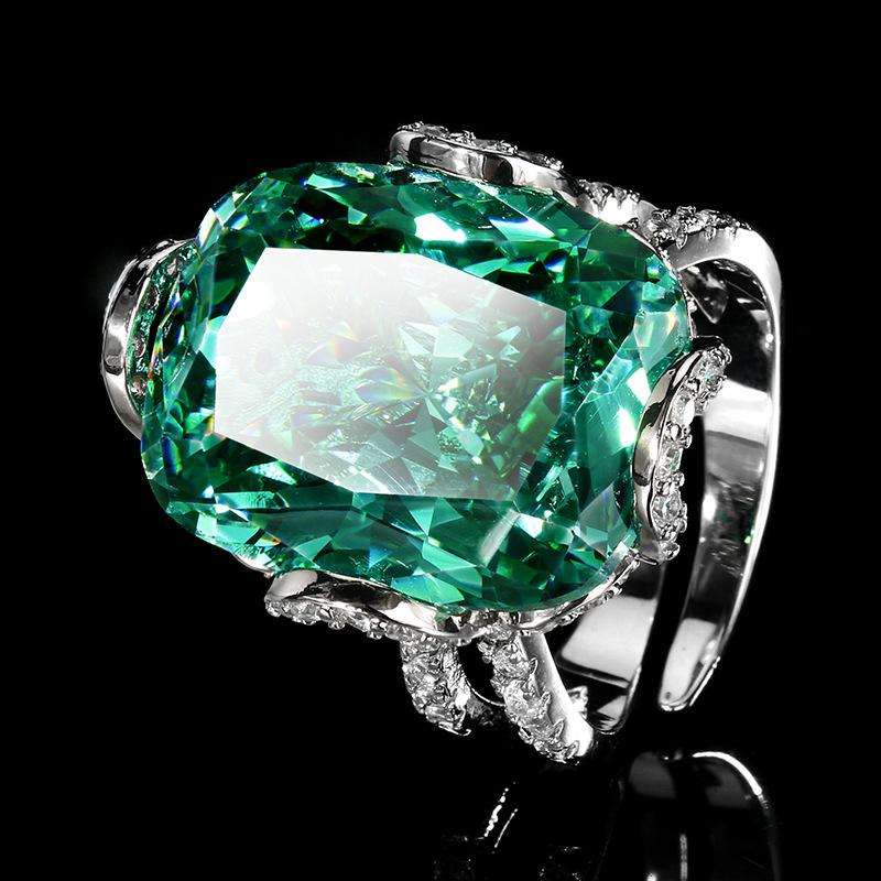 Women's Light Luxury Design Elegant Inlaid Zircon Pendant Necklace Ring Set Try Versatile And Small Niche Design Sense Set