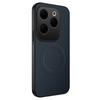 Carbon Fiber Texture Phone Case For Infinix HOT 40 Pro 40i Magnetic Wireless Charging Shockproof Matte Silicone Soft Cover Cases