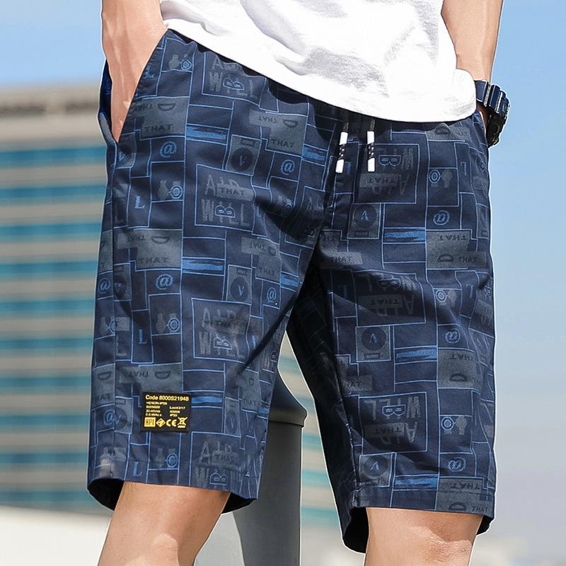 

2025 Spring And Summer New Shorts Men S Camouflage Workwear Pure Cotton Casual Outerwear Loose Middle Pants Beach Pentagram Pants 4XL