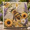 Animal Faux Pearl Painting DIY Kit Art Kit Cute Decorative Supplies 3D Flowers Crafting for Adults Home Wall Decor